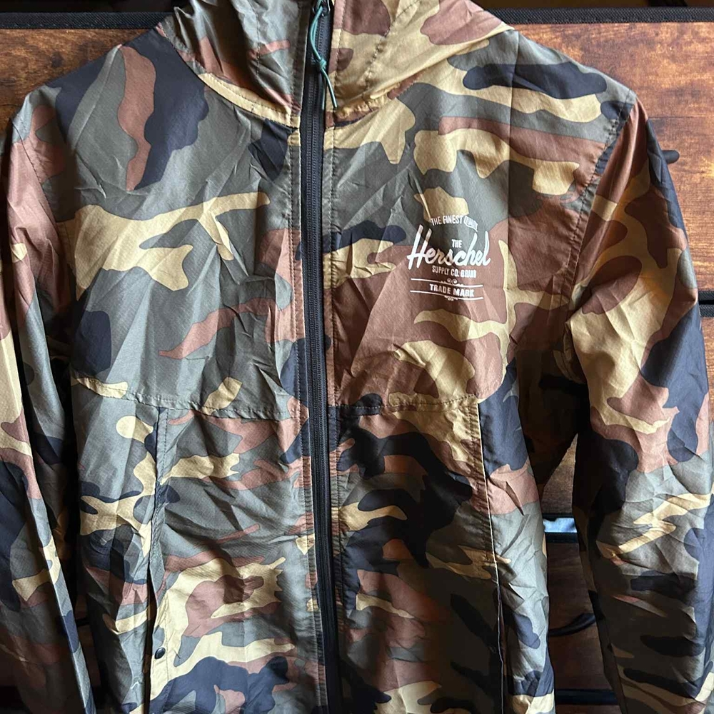 Herschel Supply Company Brown Tan Windbreaker